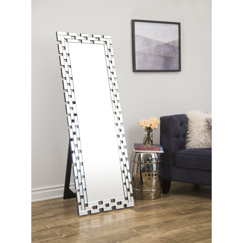 Mercer41 Kidwell Glam Beveled Full Length Mirror & Reviews Wayfair